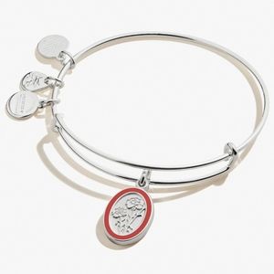 🆕 Alex and Ani January Carnation Flower Bangle